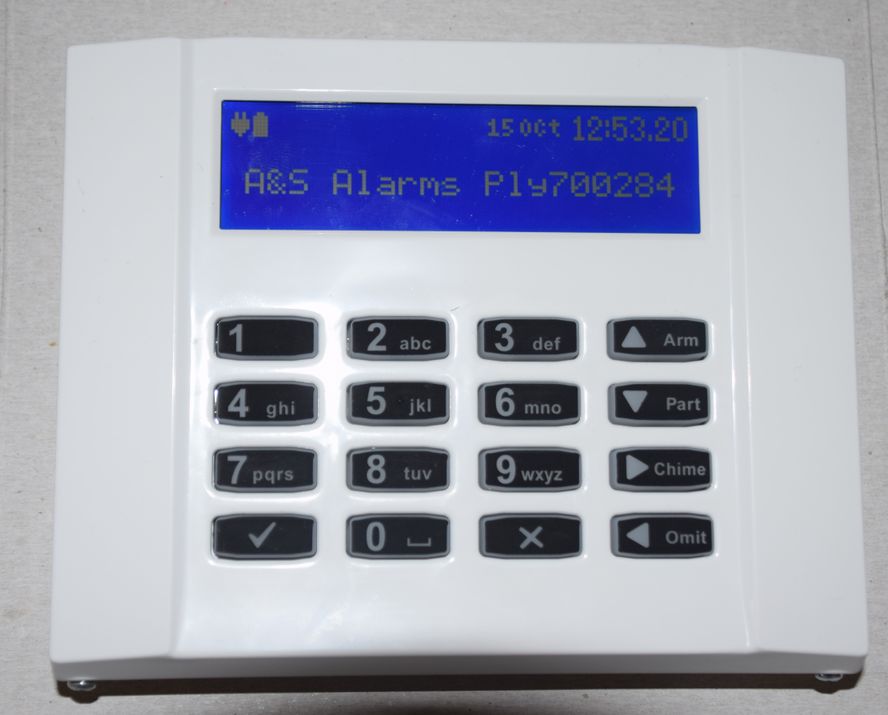 Alarm keypad